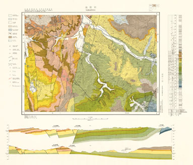 山野田地質図