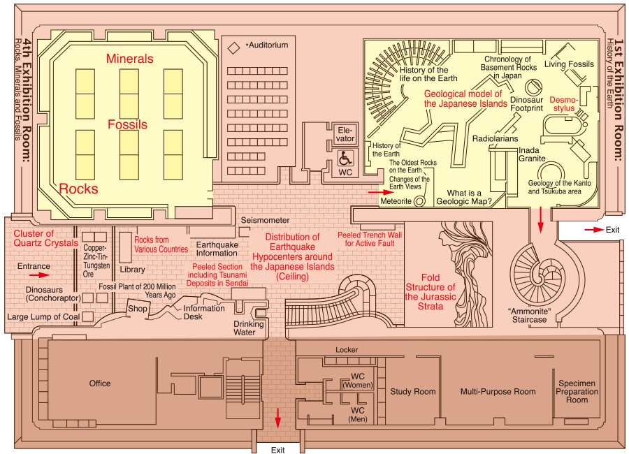 1st Floor Map