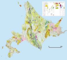 日本数値地質図データベース (シームレス地質図)「北海道」